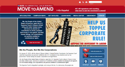 Desktop Screenshot of movetoamend.org